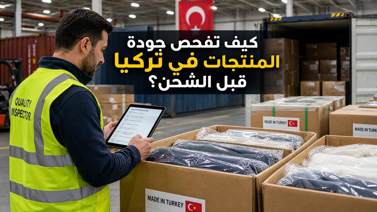 كيف تضمن مطابقة البضائع للمواصفات؟ دليل فحص جودة المنتجات في تركيا 2026